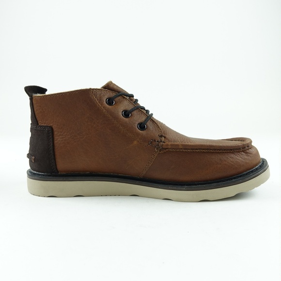 TOMS Men\'s Leather Chukka Boots Size 8 R6S9 main image 4